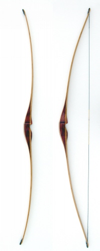 Wurfarme aus und st&auml;bchenverleimten, getemperten Bambus im Kern. Bauweise: Reverse Reflex-Deflex