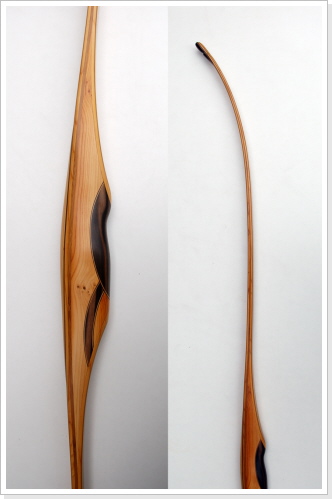 Griffholz Eibe und Macassar-Ebenholz Griffholz Eibe und Macassar-Ebenholz