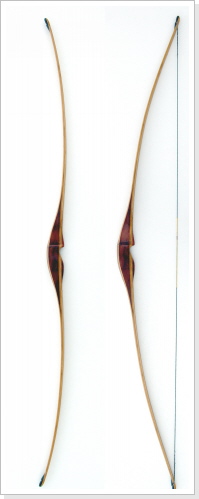 Wurfarme aus und stäbchenverleimten, getemperten Bambus im Kern. Bauweise: Reverse Reflex-Deflex