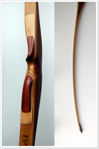 Griff: Yarrah, Tips: Wasserbüffelhorn, Länge: 66 Zoll, Zuggewicht: 55 Lbs