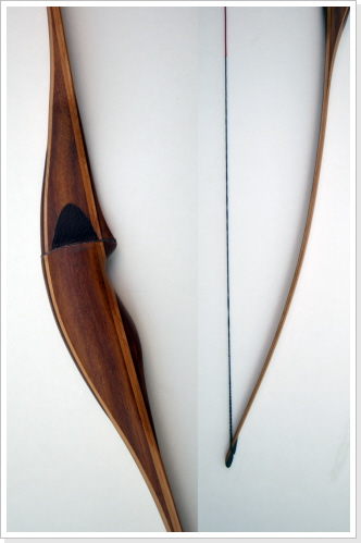 Griff: Sucupira , Tips: Wasserbüffelhorn, Länge: 66 Zoll, Zuggewicht:  35Lbs