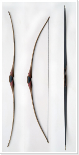 Revers Langbogen Bambus Carbon Wurfarme