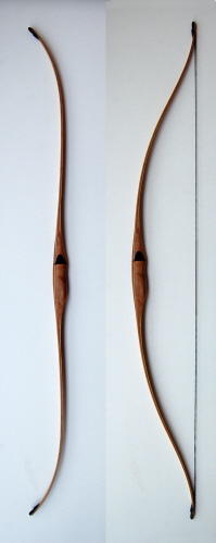 Wurfarme aus Black-Charry und st&auml;bchenverleimten, getemperten Bambus im Kern. Bauweise: Hybrid